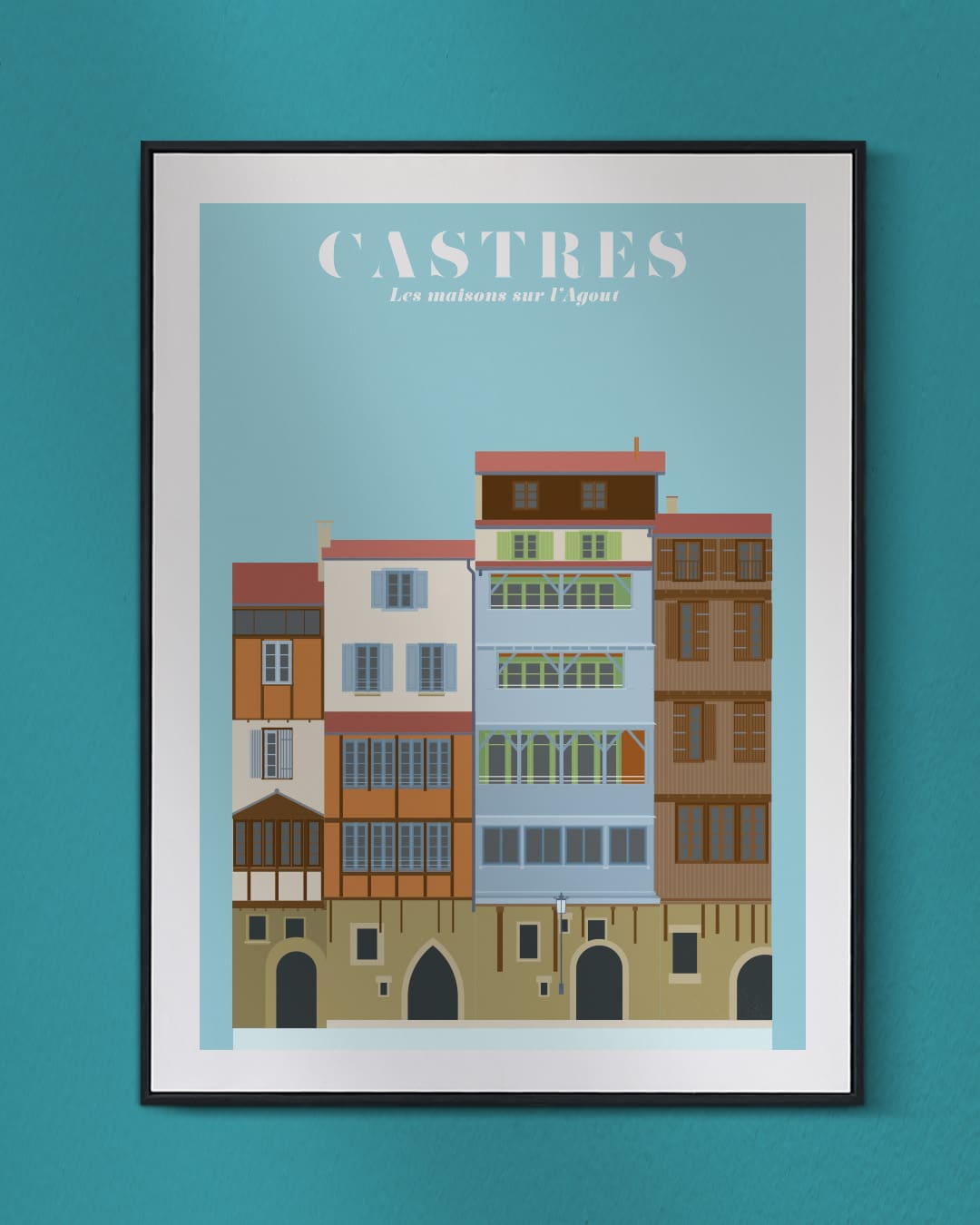 Castres, Les maisons au bord de l’Agout – Image 2