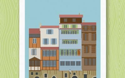 Castres, Les maisons au bord de l’Agout